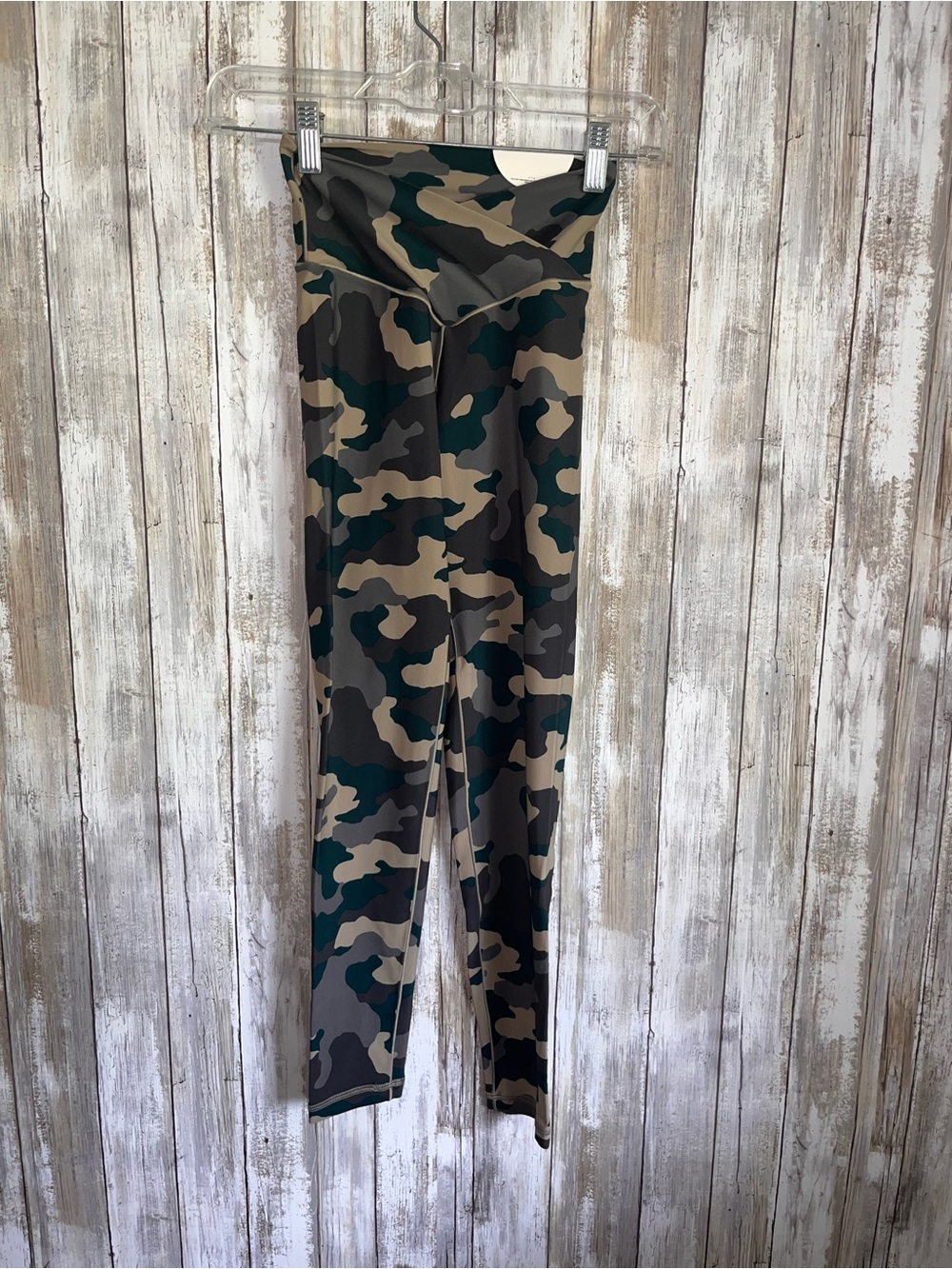 NWT Aerie OFFLINE Real Me 7/8 Leggings Camo High Rise Green Size Small S - Picture 2 of 6
